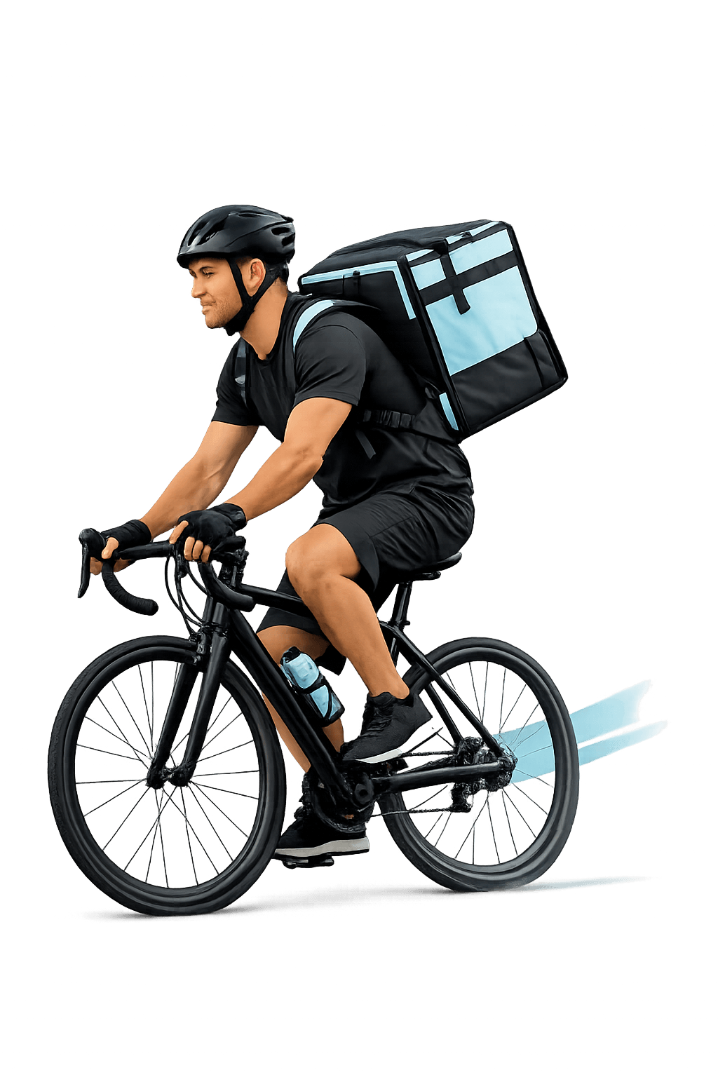 Bicycle courier service for urgent documents and small parcels